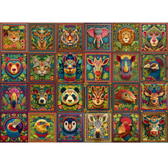 HUADADA puzzles box and poster view for guided, relaxing assembly