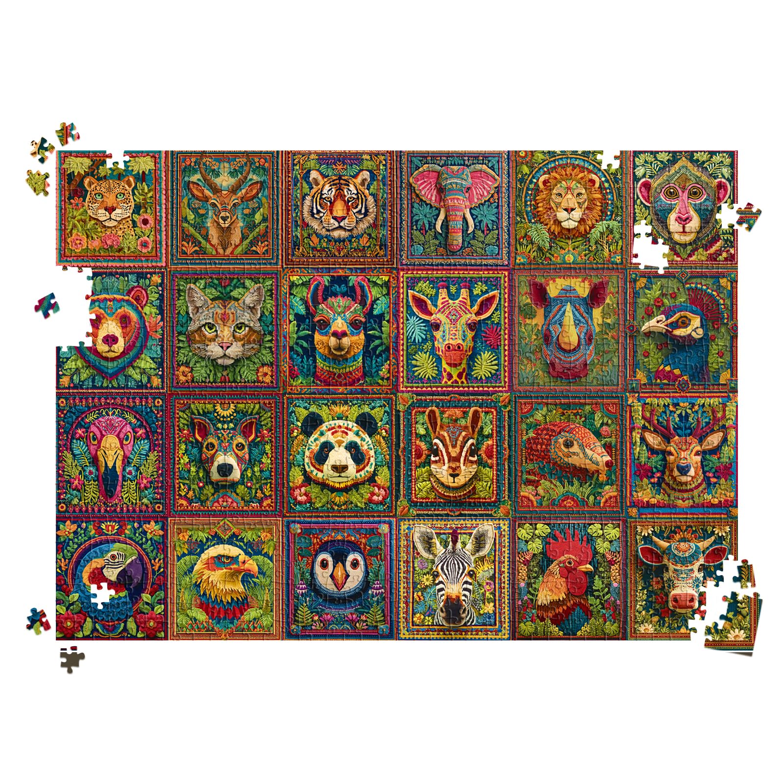 HUADADA puzzles during family game night promoting togetherness and conversation