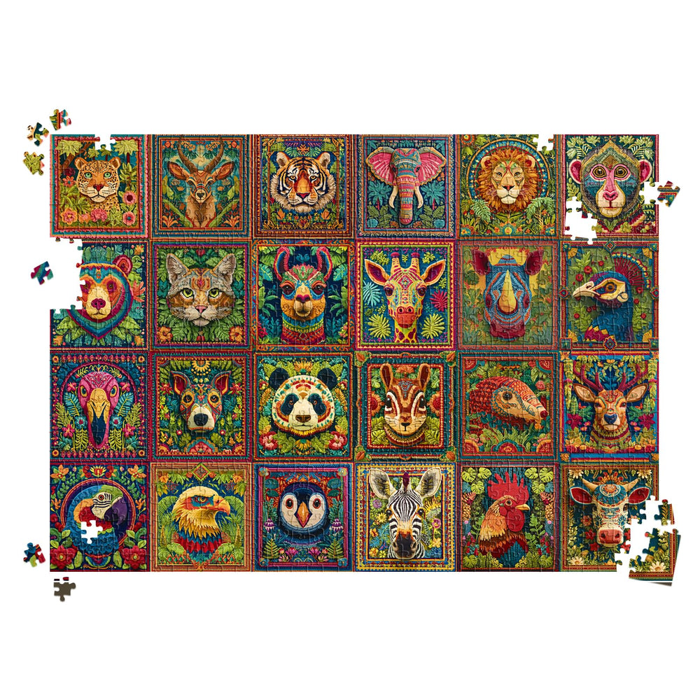HUADADA puzzles during family game night promoting togetherness and conversation