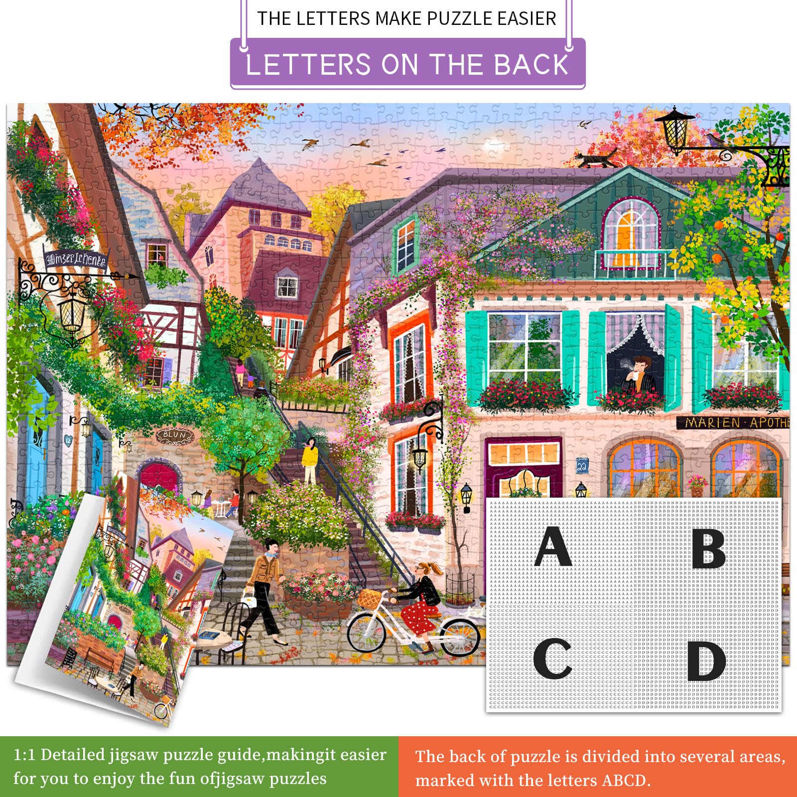 HUADADA puzzle grey card material offers smooth interlocking and premium feel.