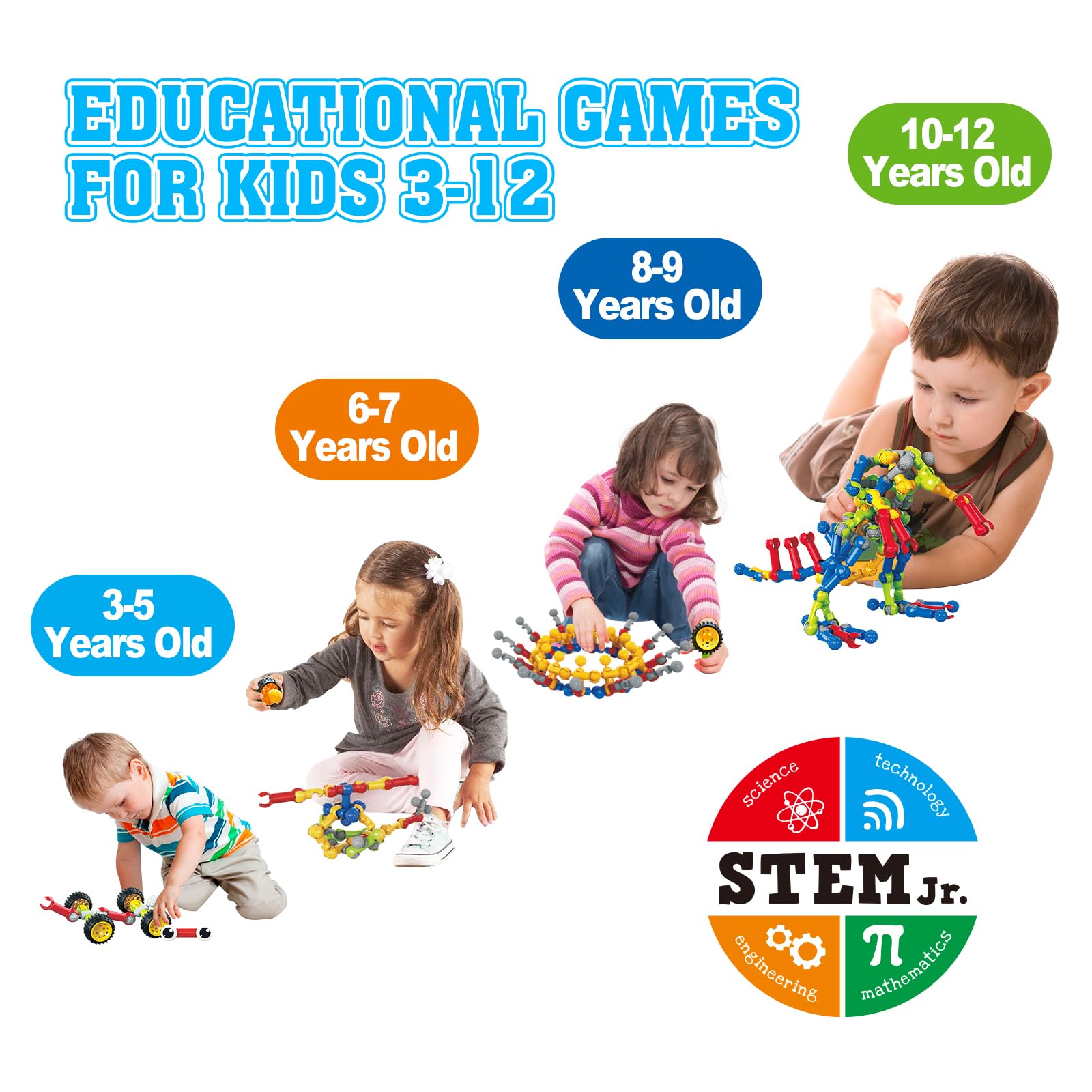 Huaker Stem Building Toys race cars model enhances imaginative engineering skills.