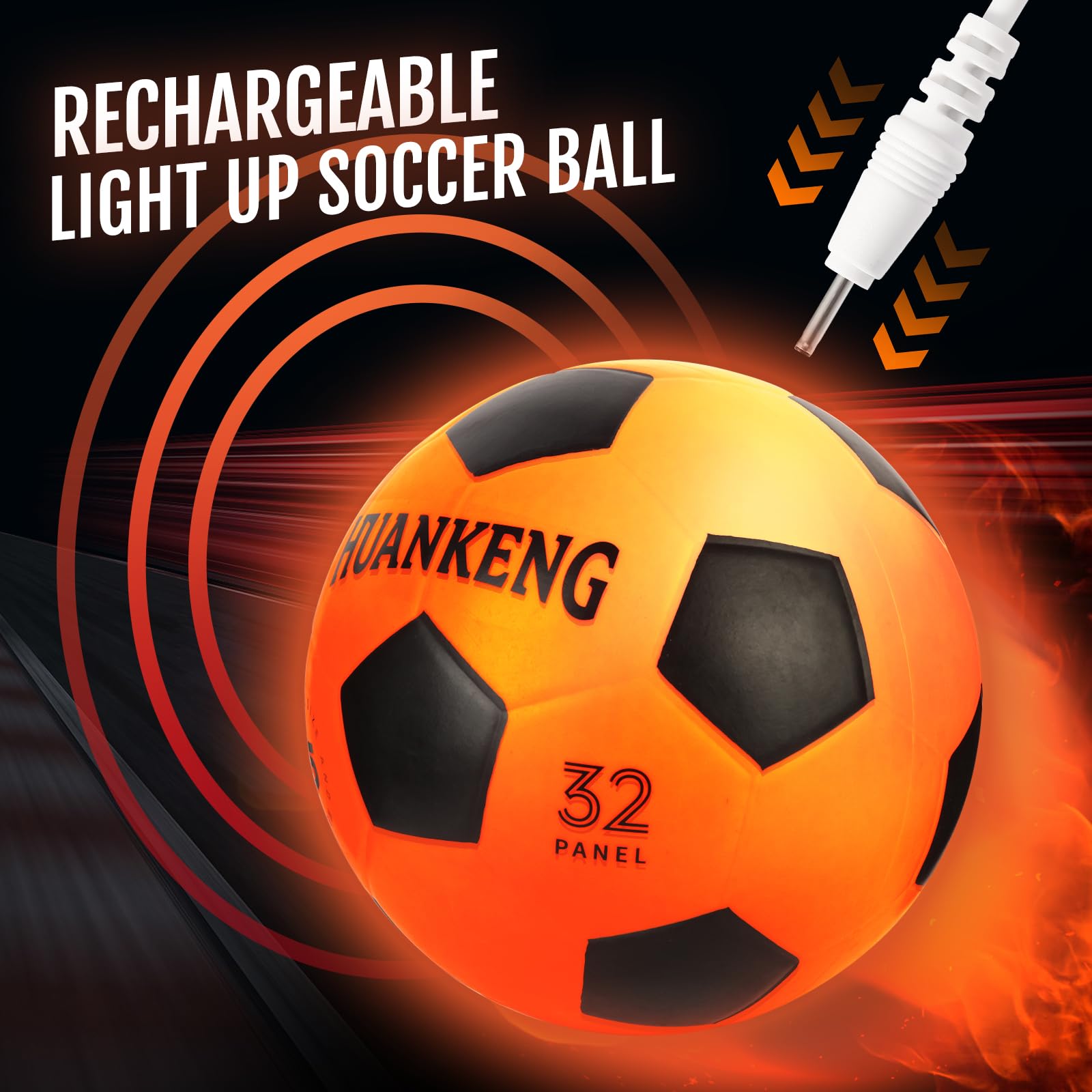 HuanKeng glow ball with pump included for easy setup
