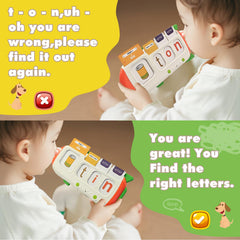 HUBFIVY Durable, premium reader and cards with audio for learning
