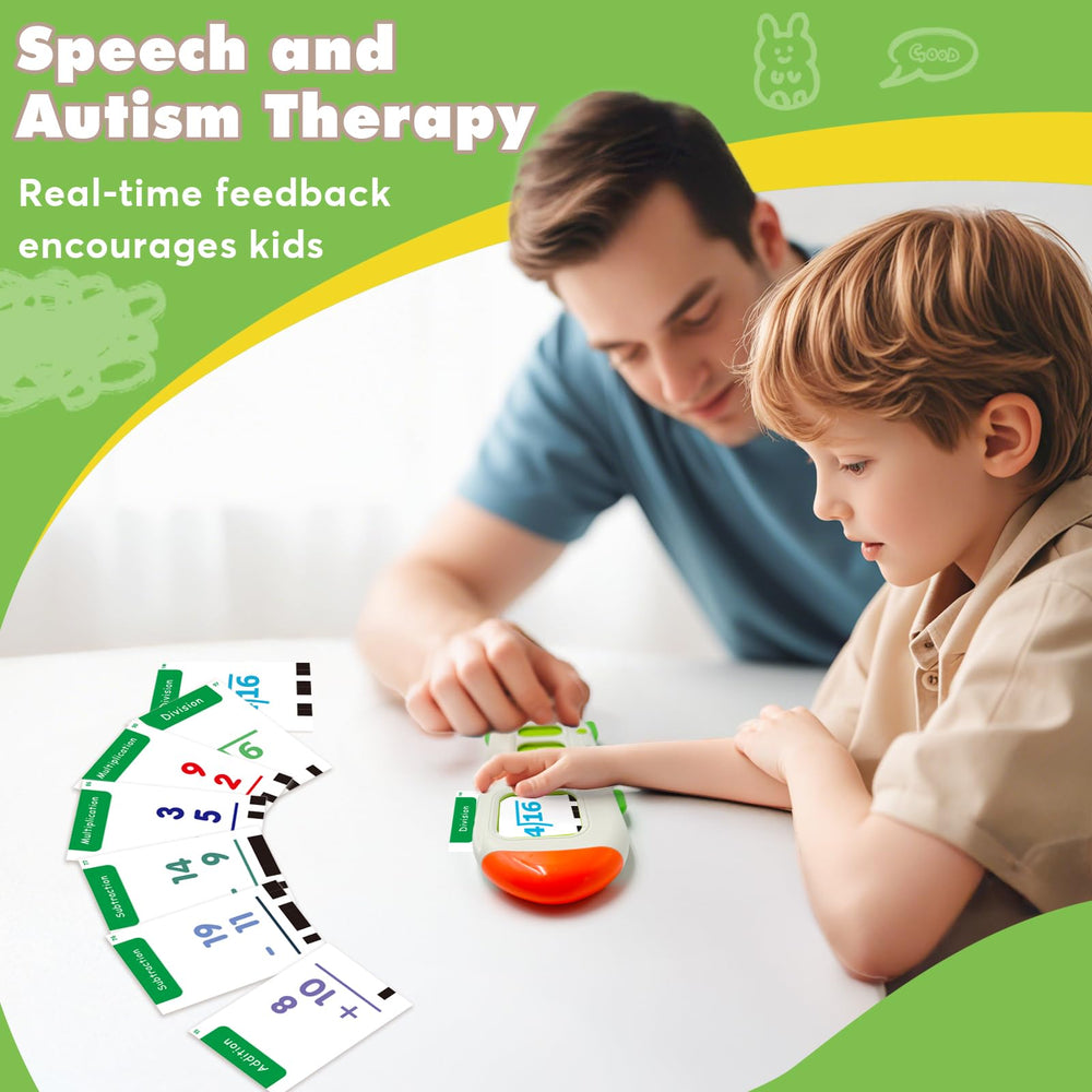 HUBFIVY Math Flash Cards collection shown with numbers for math prep