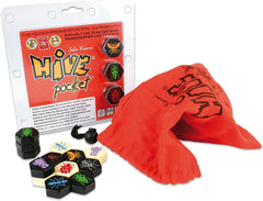HUCH Hive Pocket travel bag and components enable quick, travel-friendly gameplay.