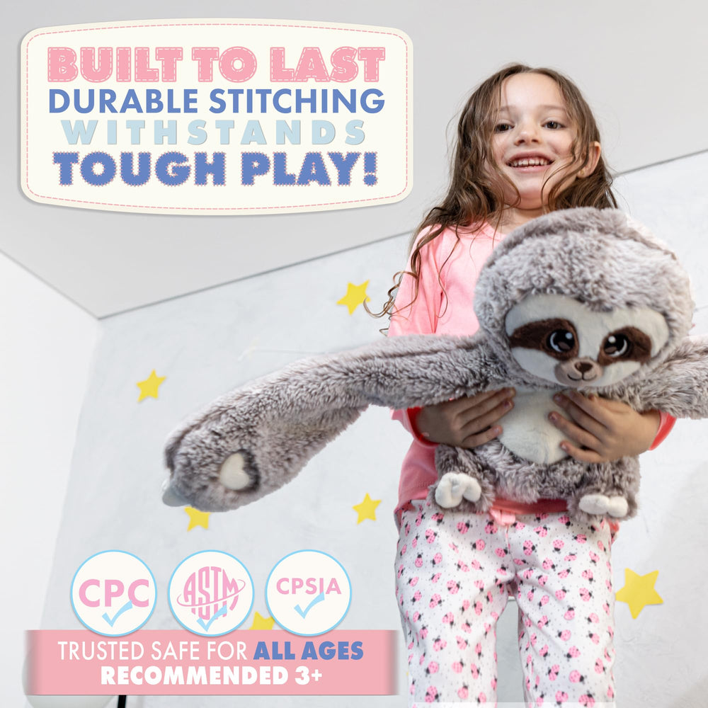 Gift of hugs: Marshmallow Sloth plush from Huggle Healers