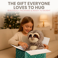 4.5 lb Marshmallow Sloth offers a calm weighted hug