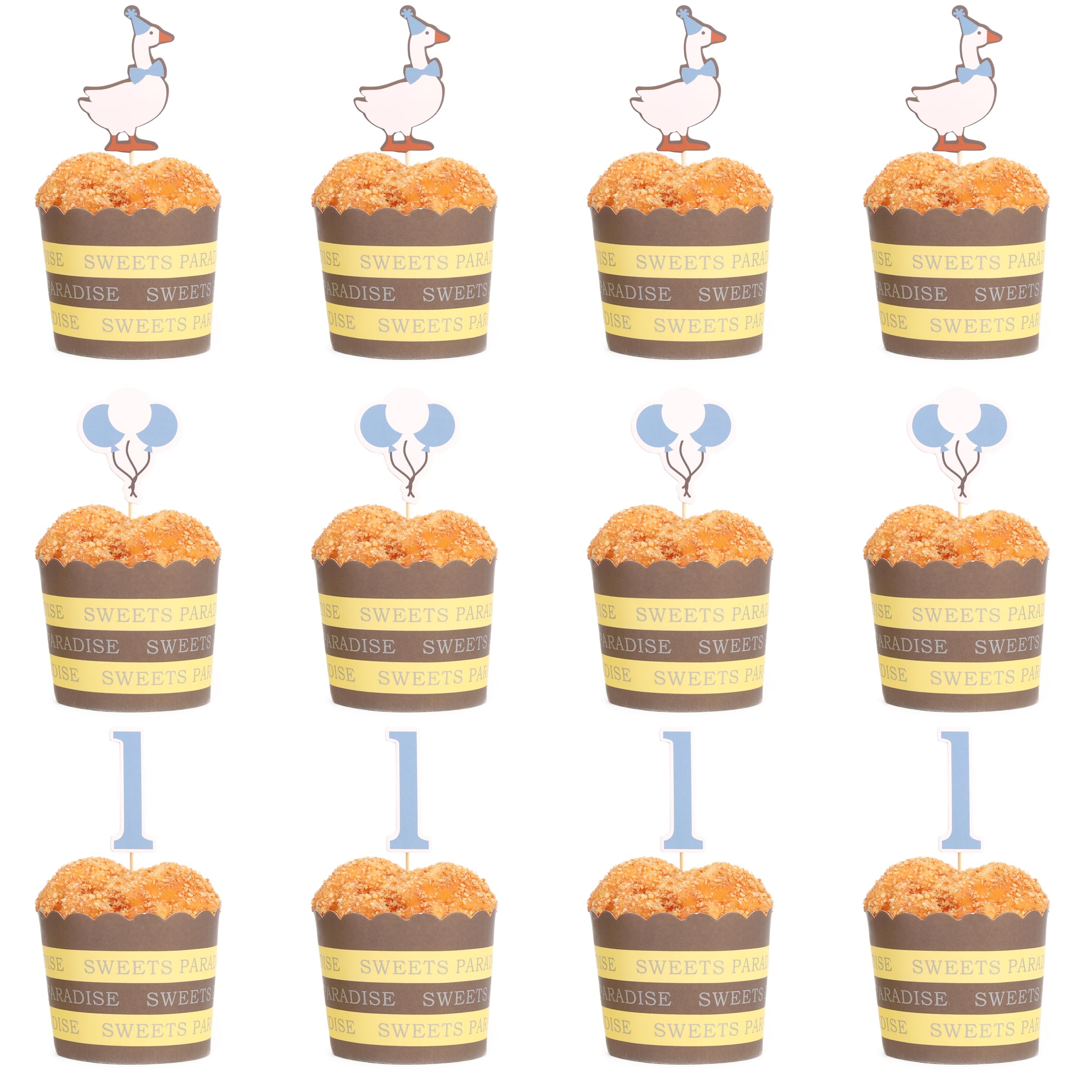 HUHJRUAR First birthday cake toppers brighten cake smash photos.