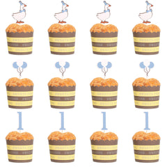 HUHJRUAR First birthday cake toppers brighten cake smash photos.