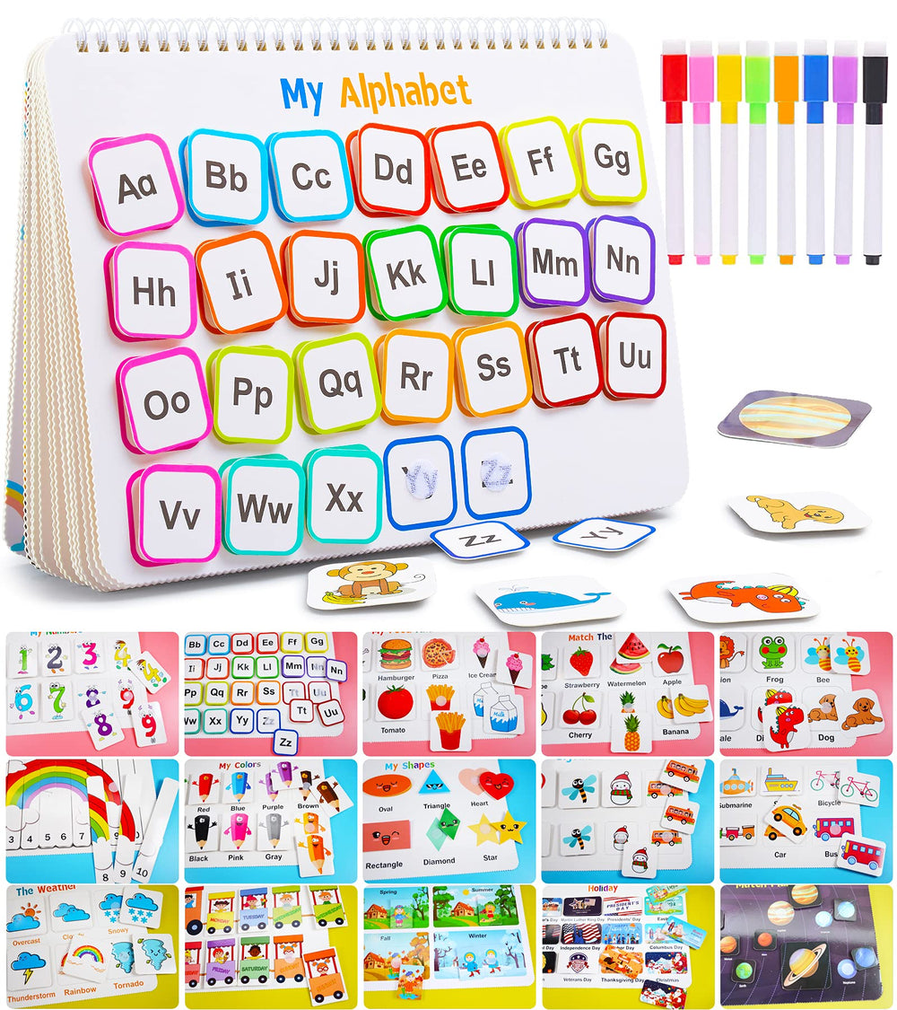 Huijing Busy Book cover inviting toddlers to start learning through play.