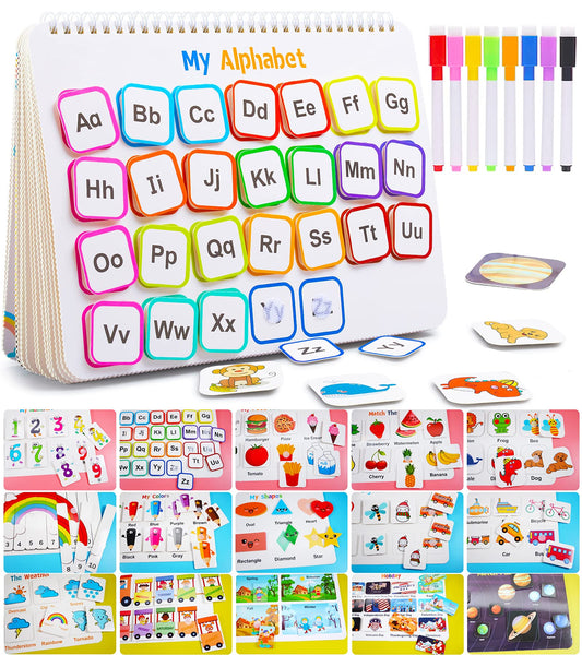 Huijing Busy Book cover inviting toddlers to start learning through play.