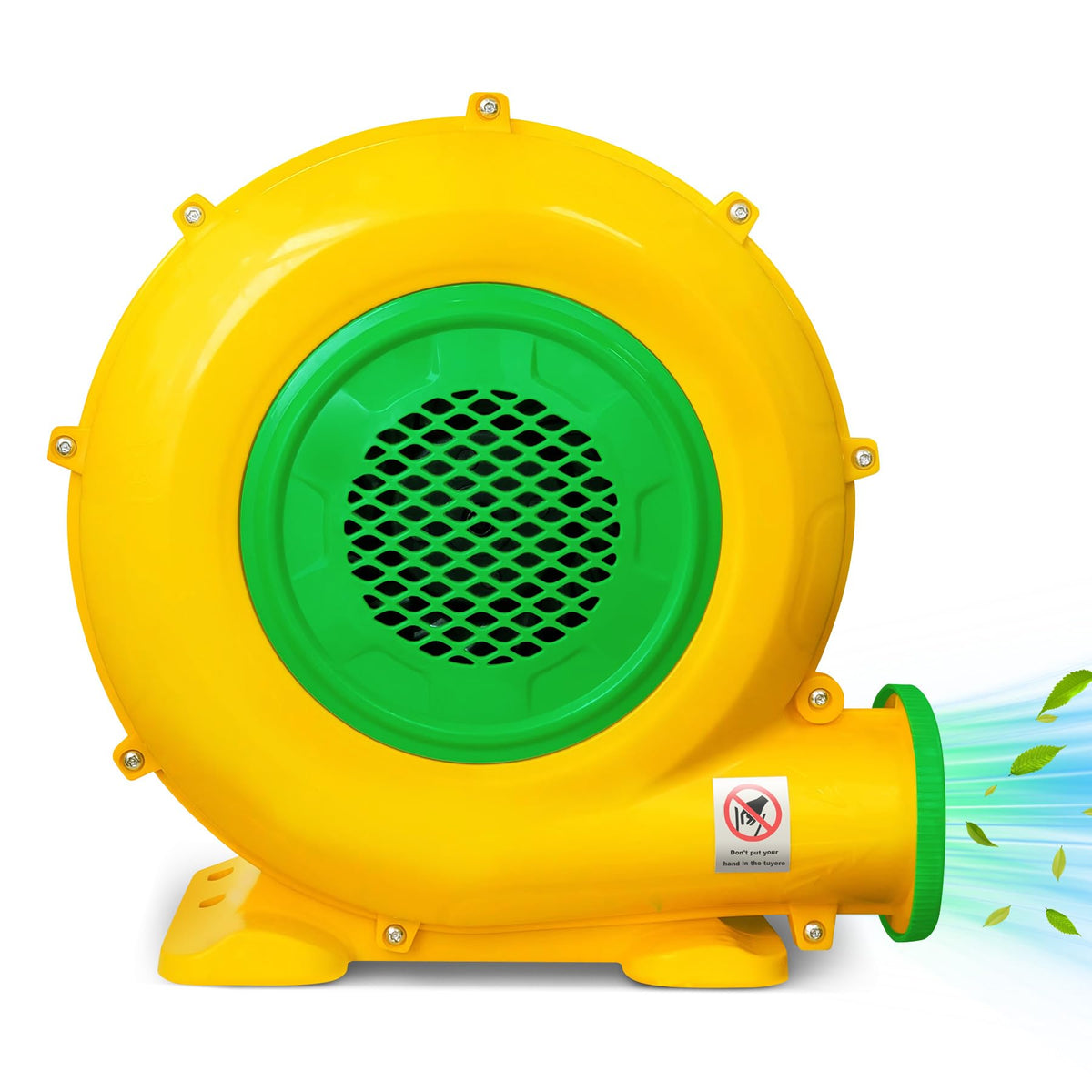Huilynsen 750W blower front view for quick inflations