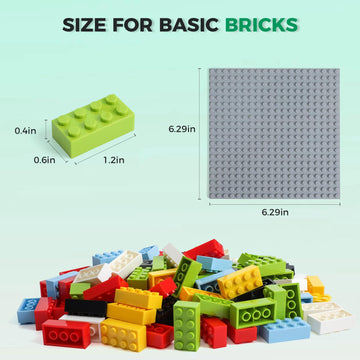 HUIZDQ grey baseplate ready for quick stable builds