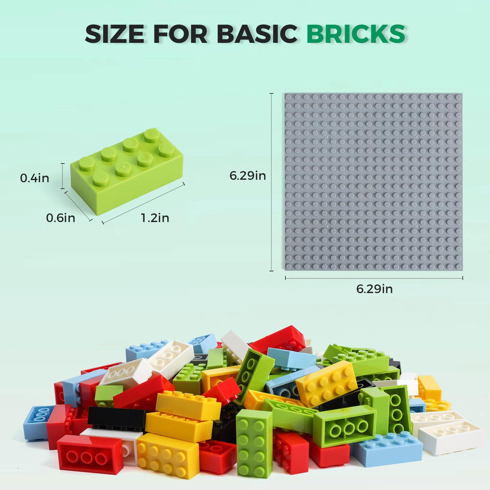 HUIZDQ grey baseplate ready for quick stable builds