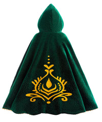 Hulaha Elsa-inspired cape for dress-up with snowflake flair