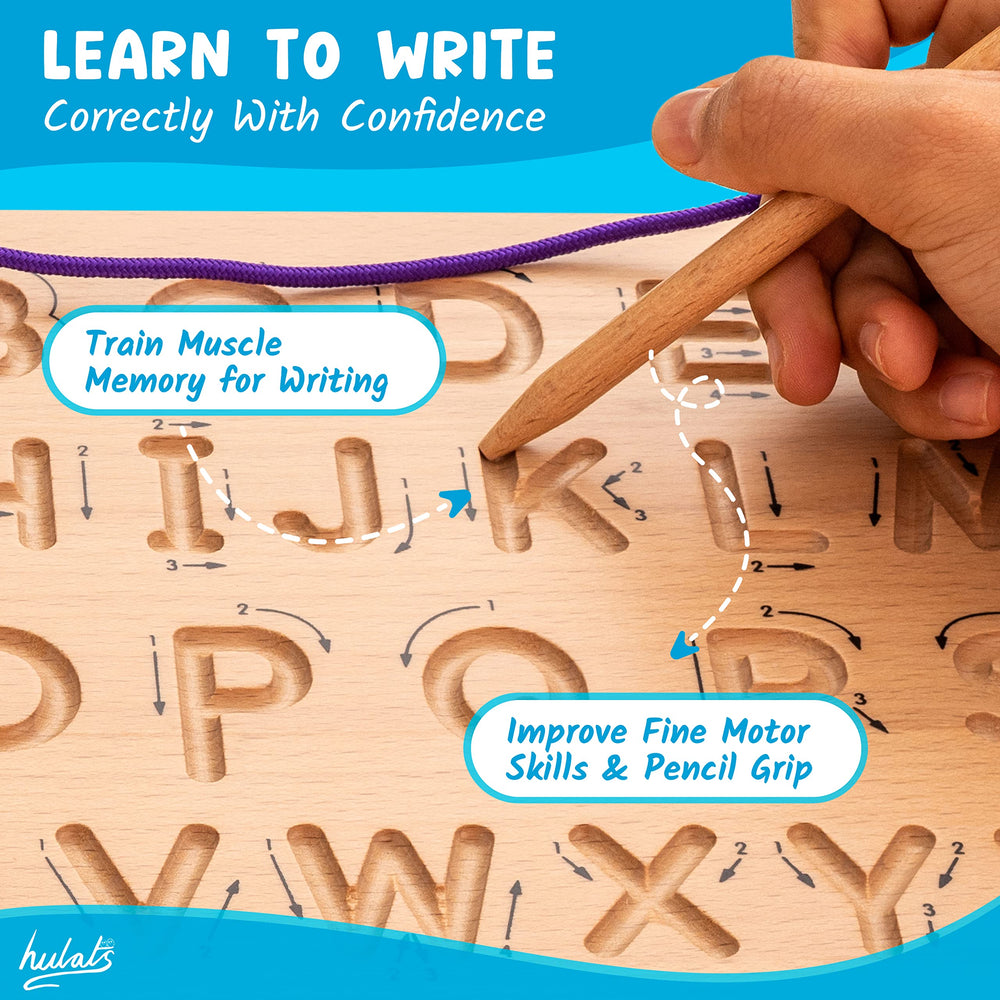 Hulats durable wood tracing pad designed for mess-free, long lasting use.