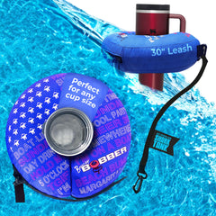 Human Bobber inflatable drink holder for pool keeps beverages secure and accessible