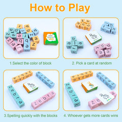 Humerry blocks and cards develop fine motor skills and coordination during play