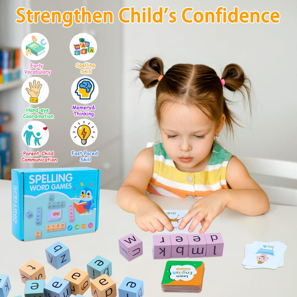 Humerry sight word game with colorful blocks boosts recognition and speed