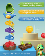 Humzo Ball Drop Toy BPA-Free Base ensures safe, stable setup during play sessions.