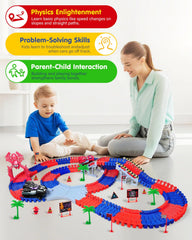 Humzo Spider Tracks BPA-free plastic set ensuring safe, durable play.