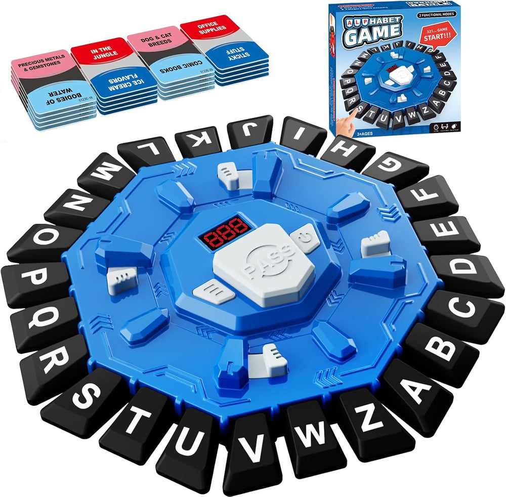 Humzo Word Game with display timer guides fast rounds for family play