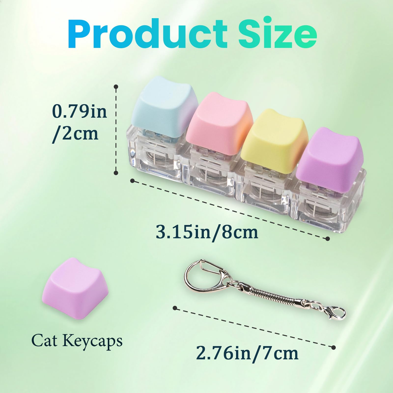 Hunfuthr keyboard fidget cat no-light design for quiet office breaks.