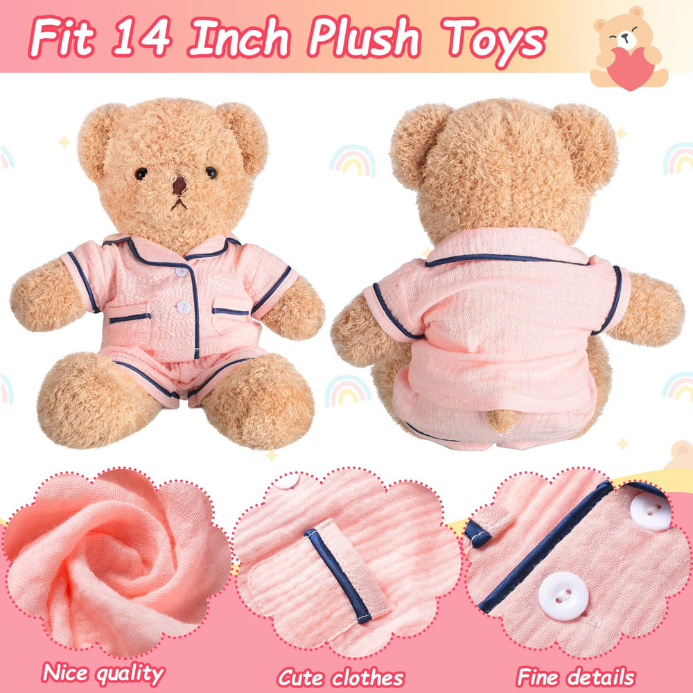 Hungdao bear pajama shorts in soft fabric invite relaxed cuddle sessions.