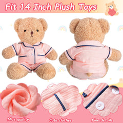 Hungdao bear pajama shorts in soft fabric invite relaxed cuddle sessions.