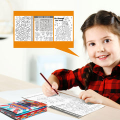 Hungdao circus mini activity book clown characters spark imaginative play and storytelling.