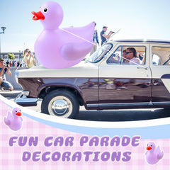 Hungdao purple pool float duck boosts backyard entertainment and photo moments.