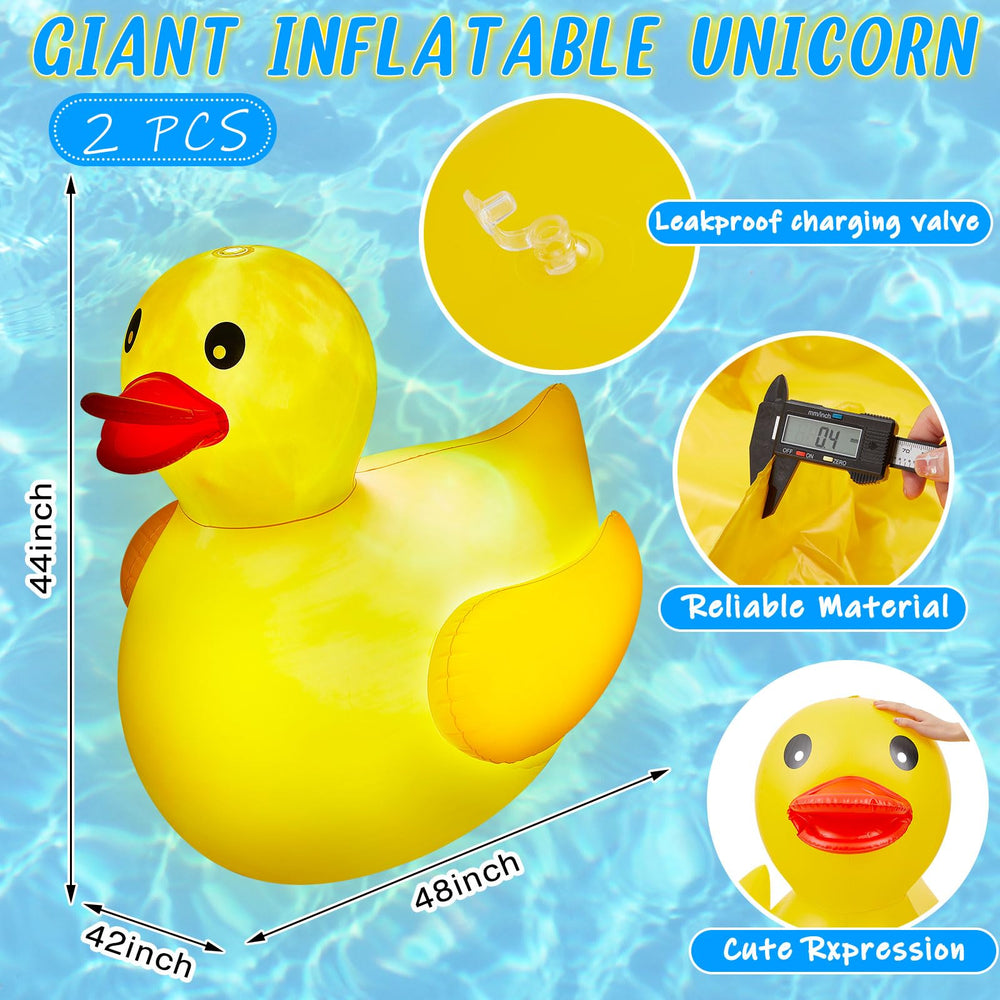 Hungdao glow-in-the-dark duck floats for summer gatherings.