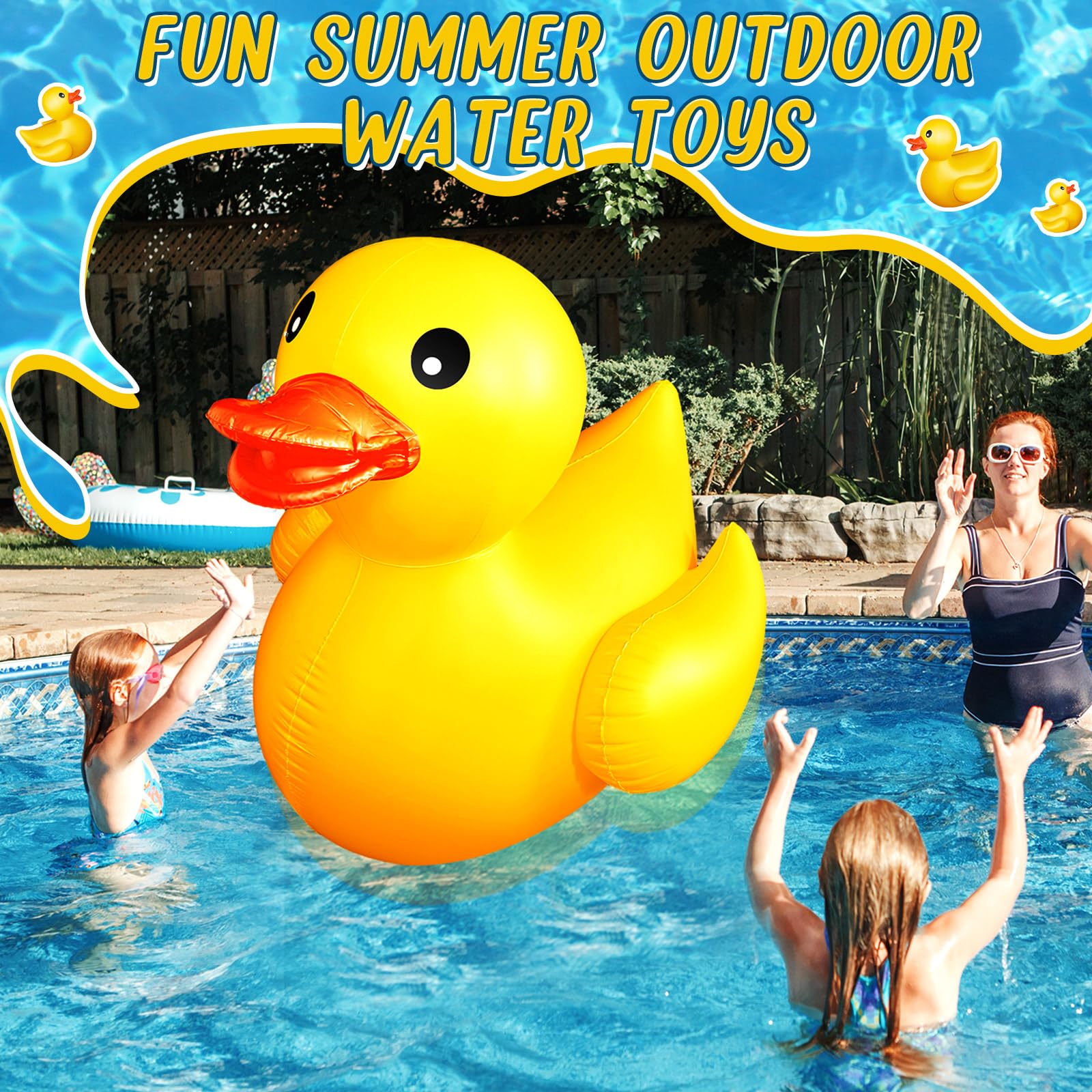 Hungdao inflatable duck ideal for beaches and pool party scenes