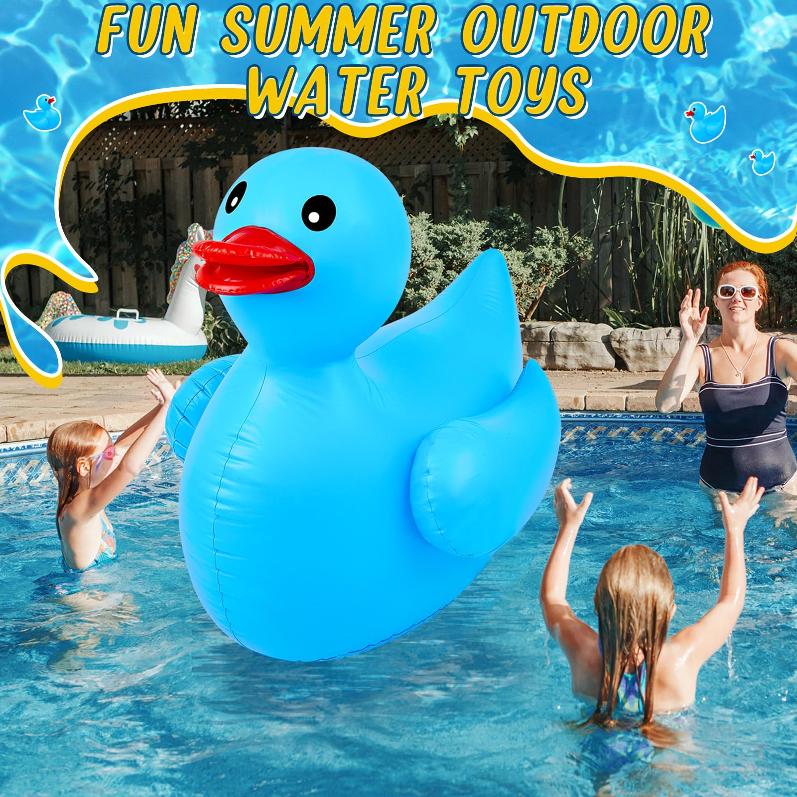 Hungdao large rubber duck decoration ideal for parties and parades.