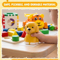 Hungdao slow-rebound dog toy ideal for grip strength and motor skills practice.