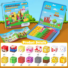 Hunloot ABS magnets with smooth edges ensure safe play.
