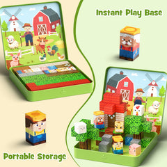 Hunloot animal-shaped pieces including cows pigs and chickens