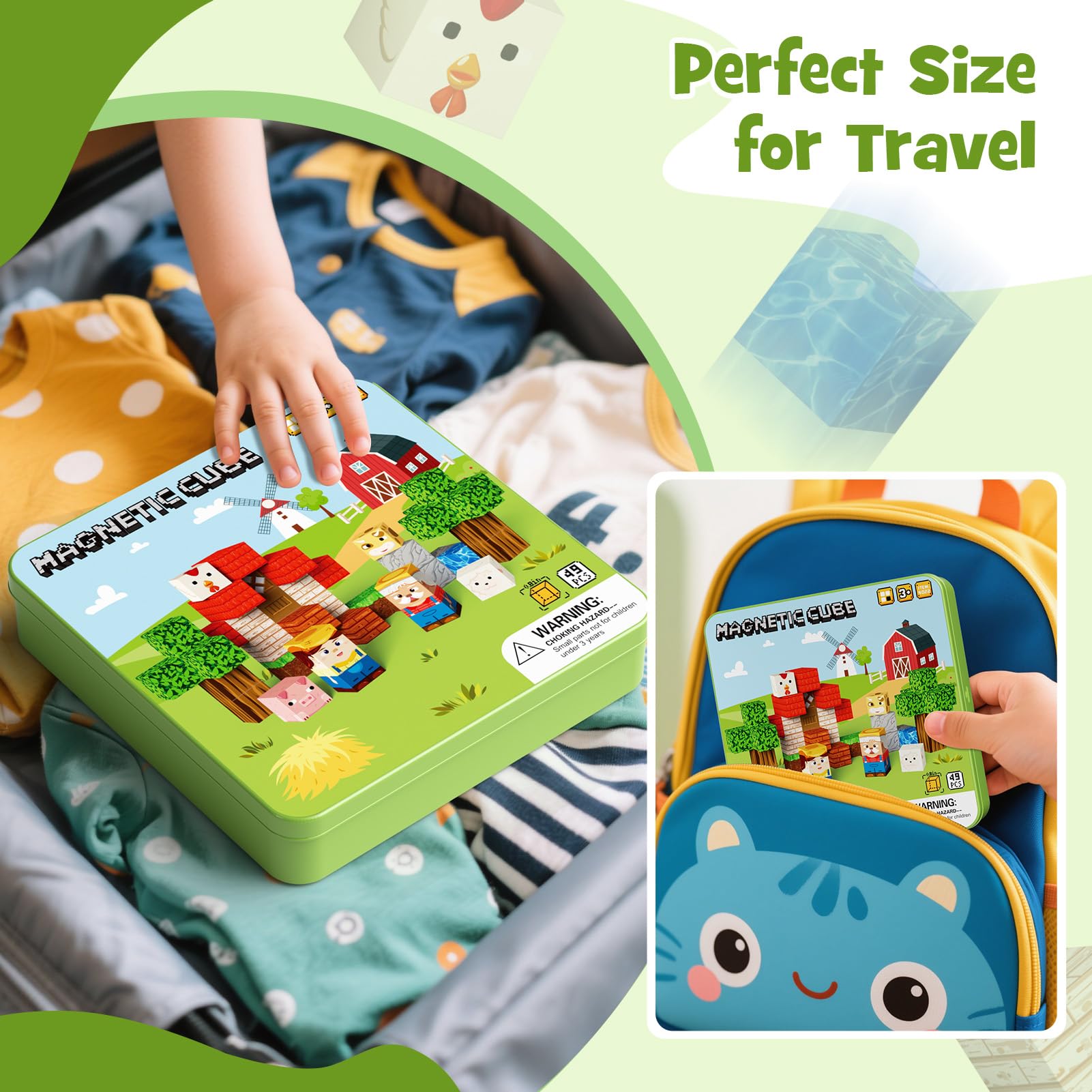 Hunloot dual-purpose iron storage box keeps pieces organized