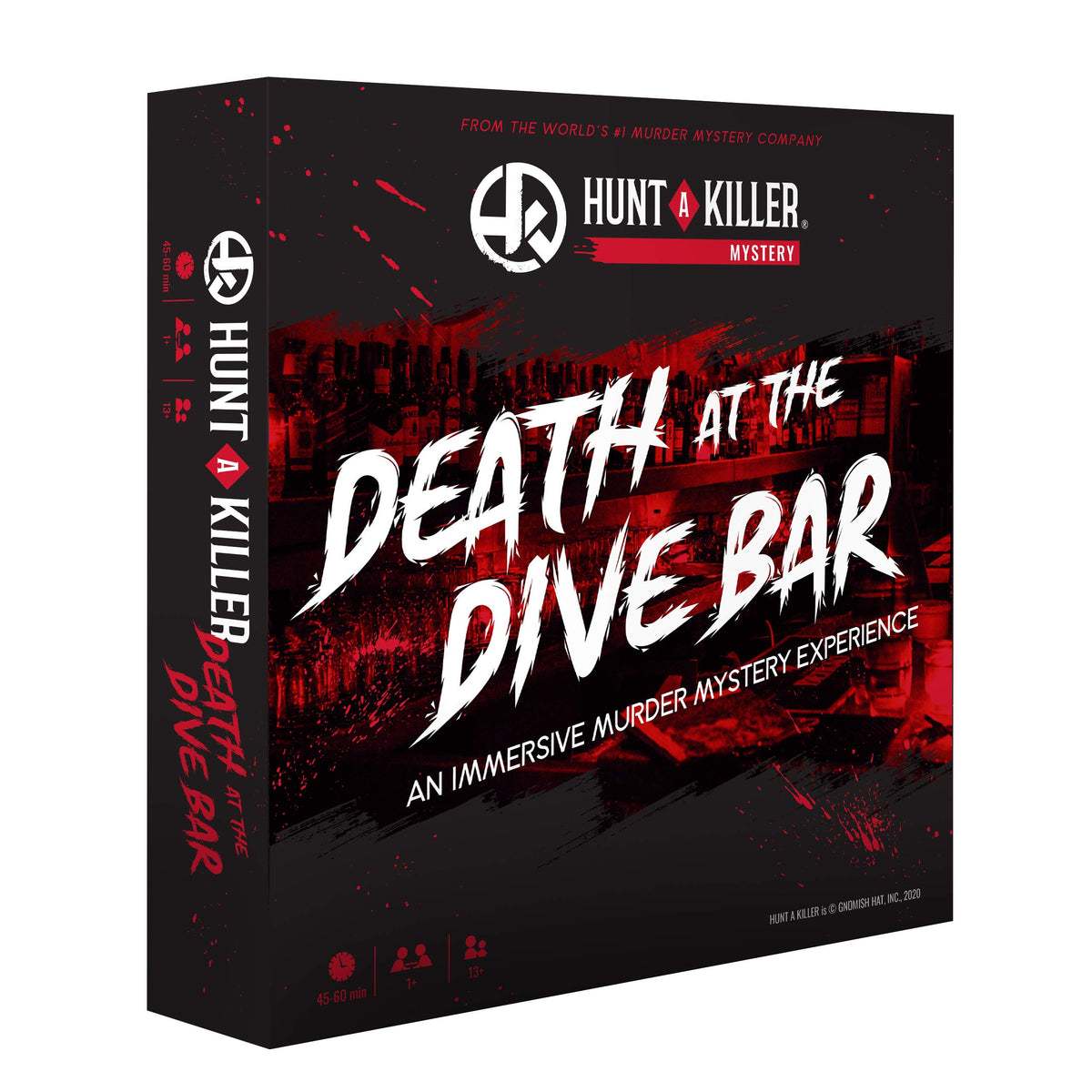 Hunt A Killer Death at the Dive Bar cover art sparks suspense for game night
