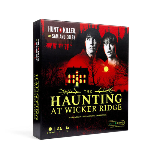 Hunt A Killer Sam and Colby Wicker Ridge box close-up for immersive mystery night.