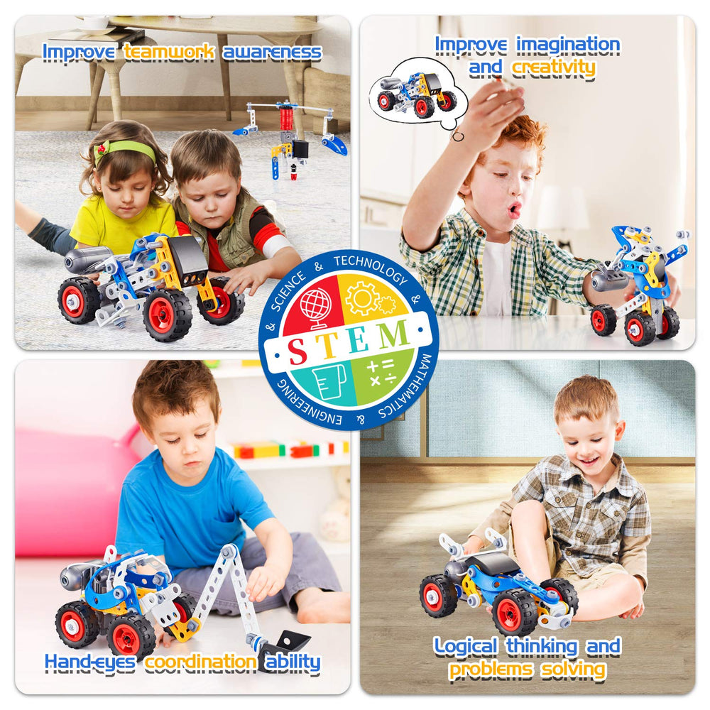 HUOZHI building set supports family play with collaborative projects.
