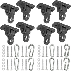 HUPBIPY heavy-duty porch swing hanger close-up with anti-rust coating for outdoor durability