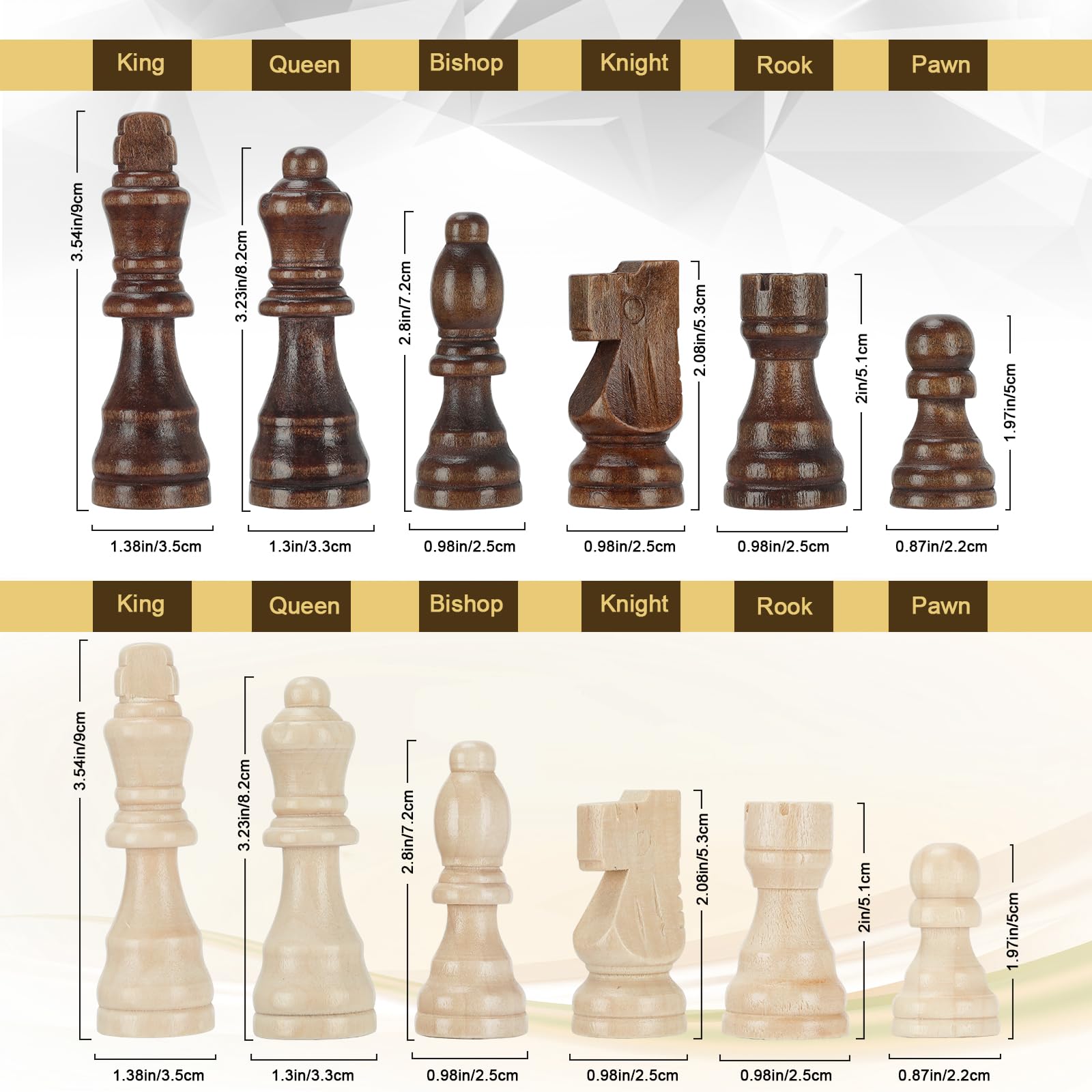Hurdaos folding chess board closed for compact storage and portability