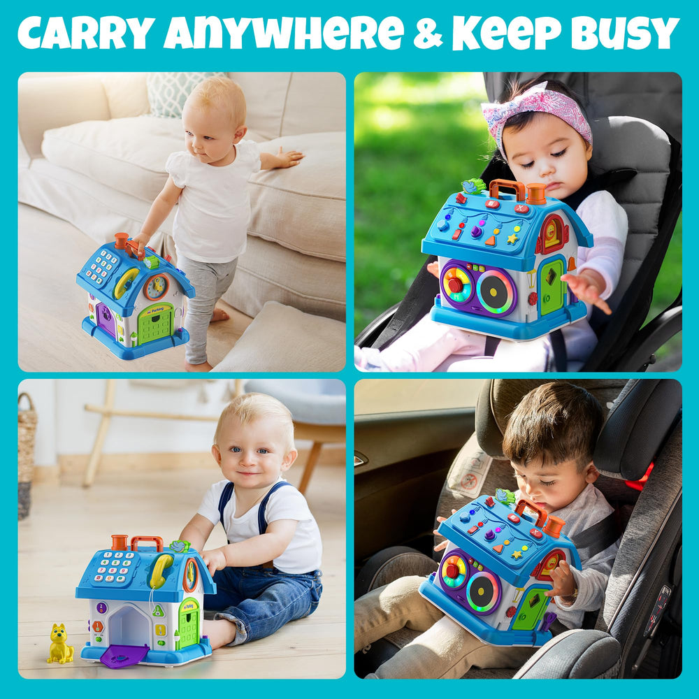 Hurdaos Montessori toy house telephone for pretend conversations