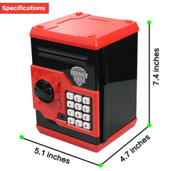 HUSAN piggy bank coin slot for quick coin deposits.