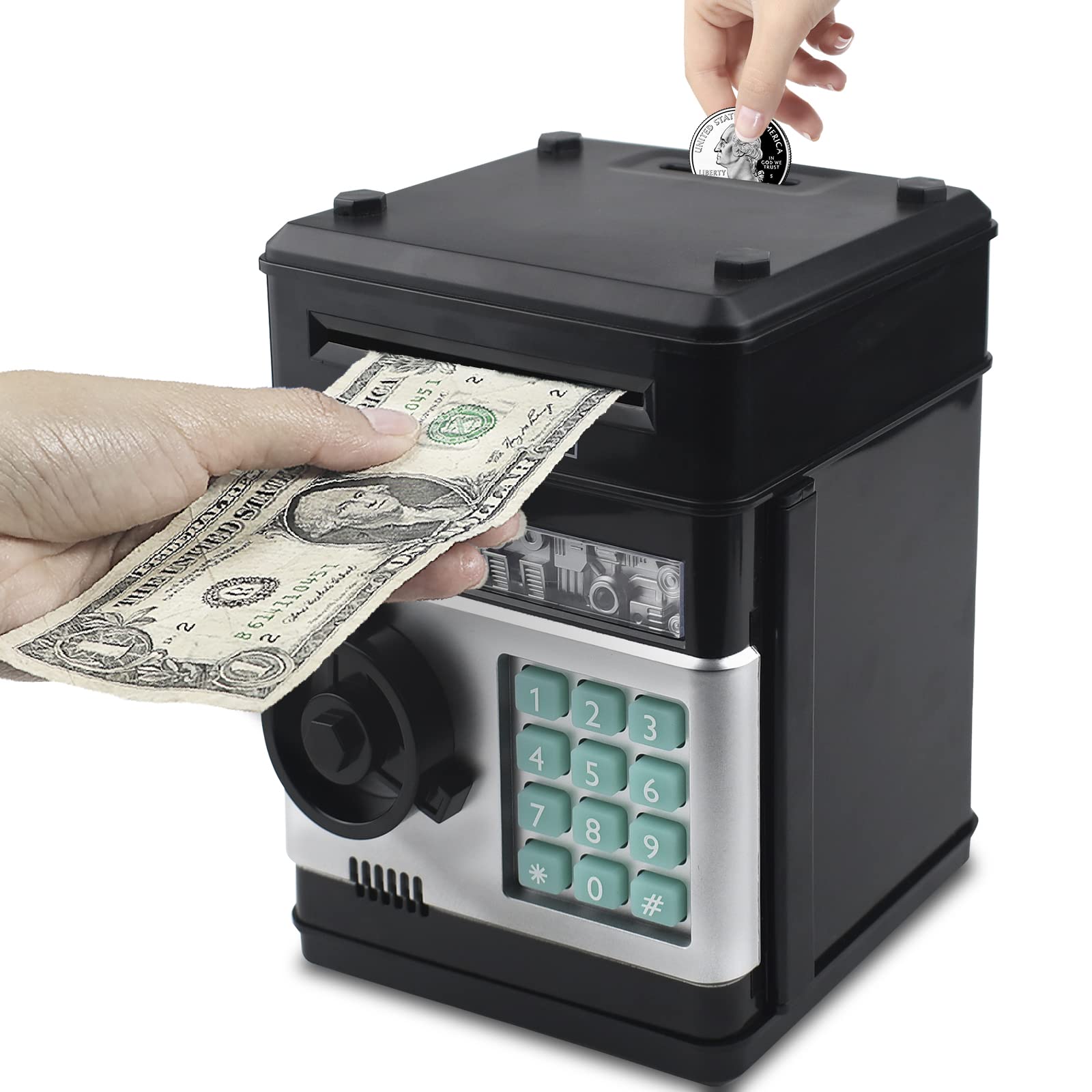 HUSAN Piggy Bank front view for kids' savings
