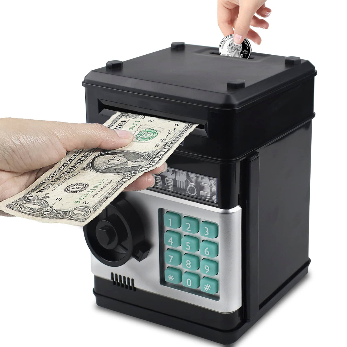 HUSAN Piggy Bank front view for kids' savings