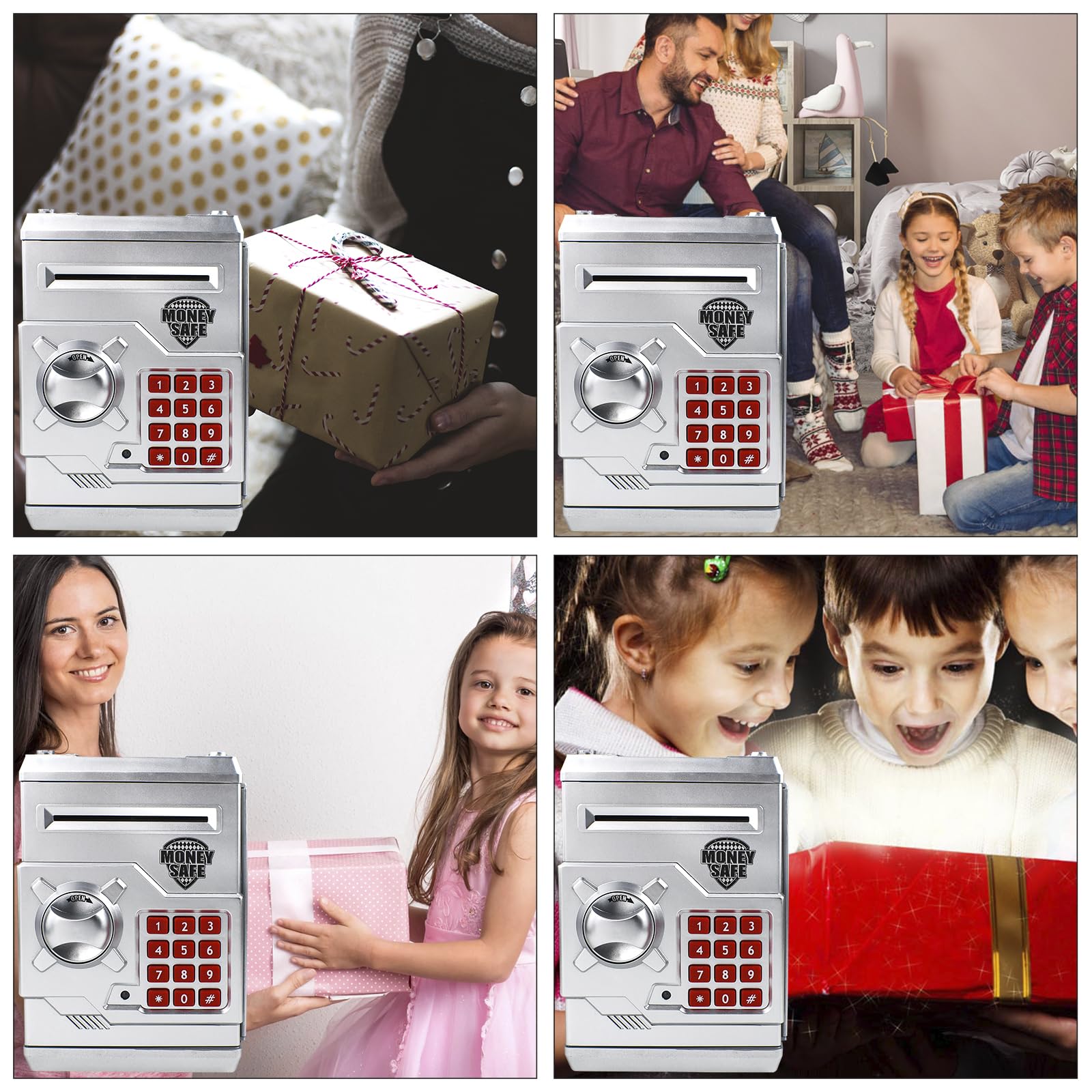 HUSAN piggy bank gift-ready packaging suits birthdays.
