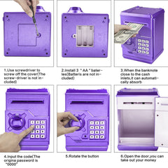 HUSAN piggy bank packaging included ready for gifting
