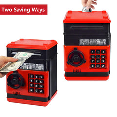 HUSAN piggy bank password lock highlighting four‑digit setup
